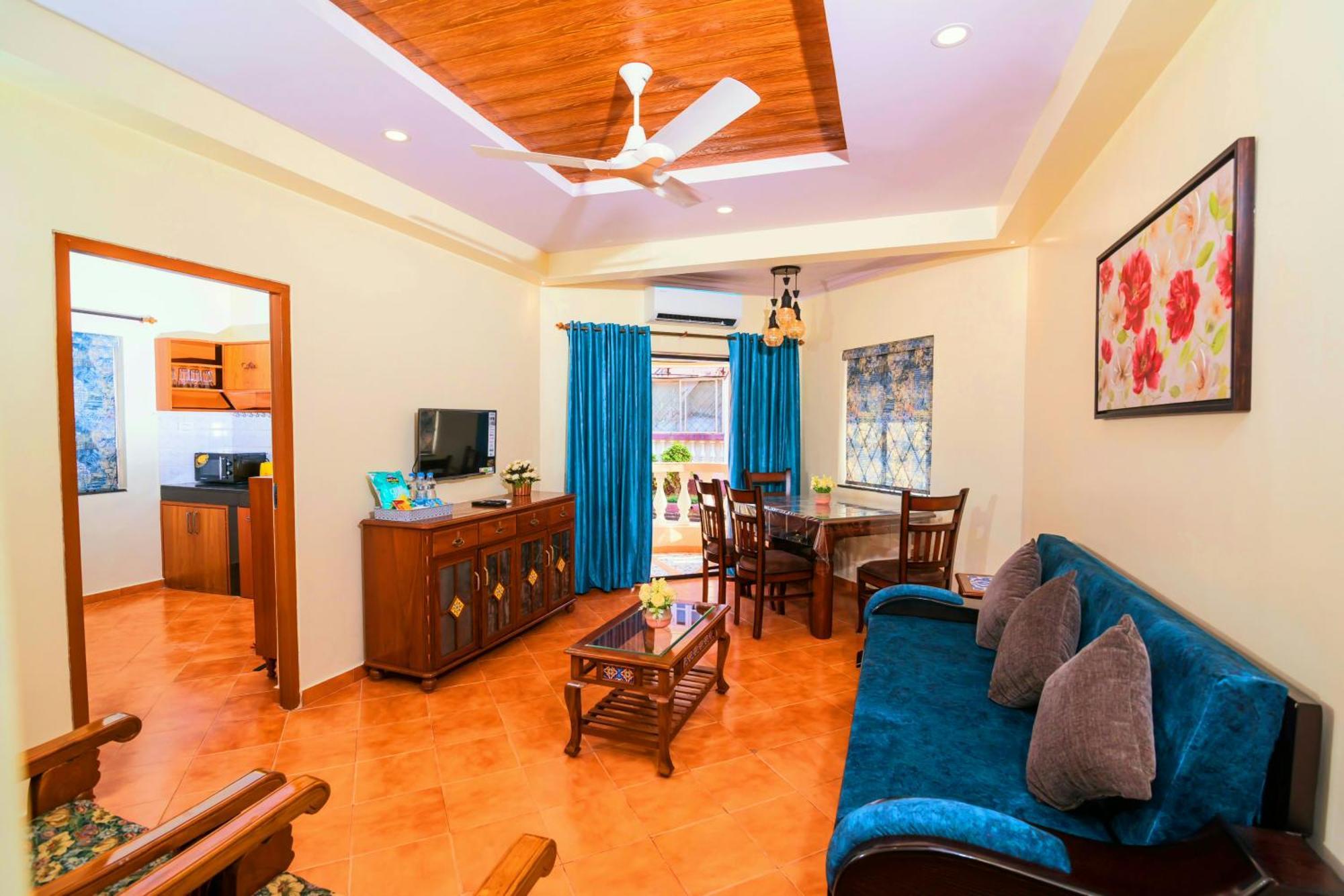 'Golden Sea Shell' 1 Bhk Beach Apartment Benaulim Kültér fotó